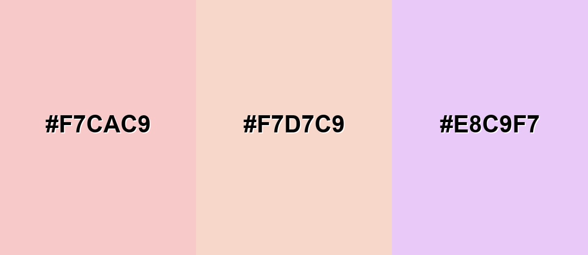 analogous color for rose-quartz