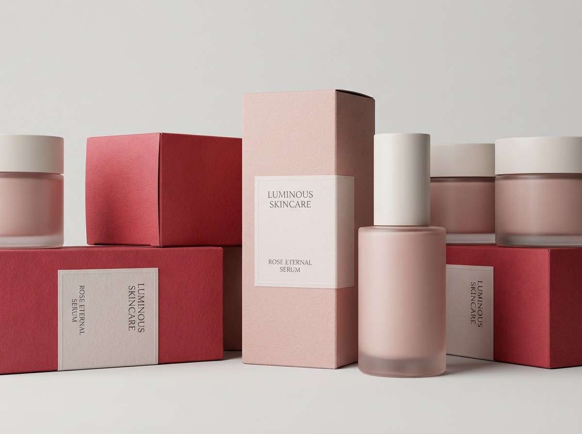 velvet rose packaging mockup