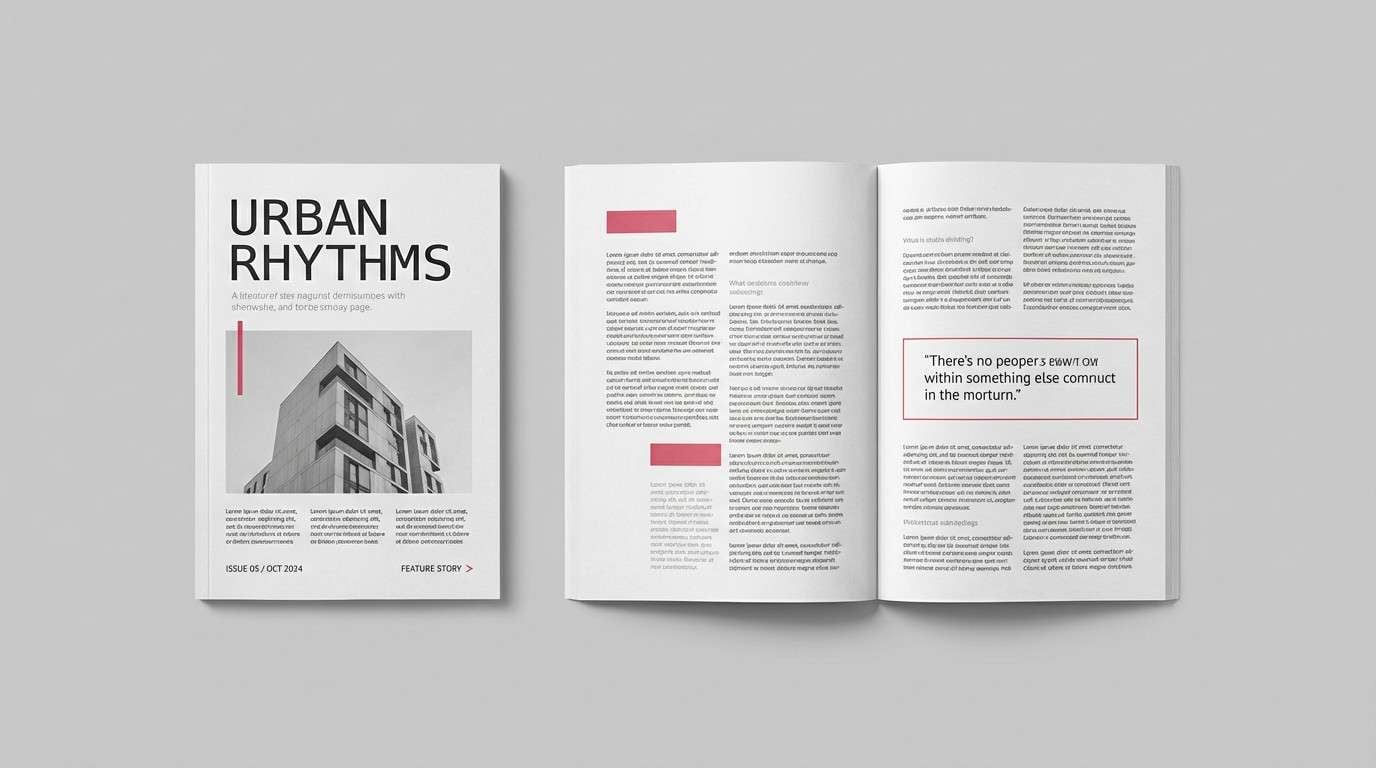 editorial rose layout