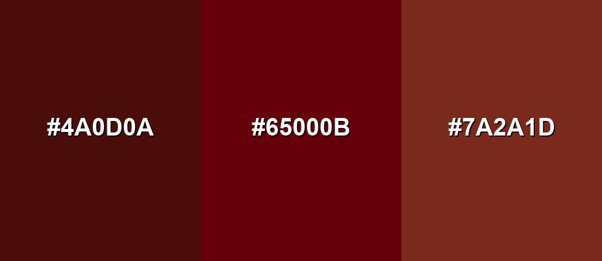 analogous color for rosewood-color