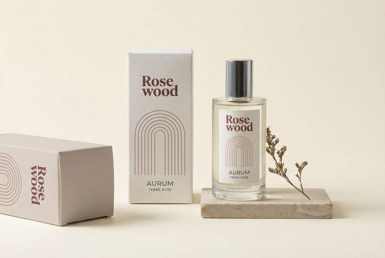 premium perfume packaging mockup