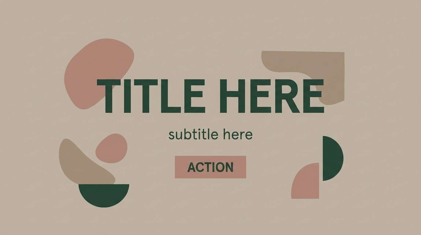 cozy blog hero in rustic tones