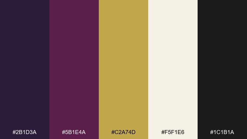 royal banner medieval color palette with hex codes