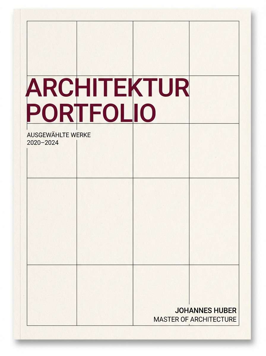 portfolio cover layout