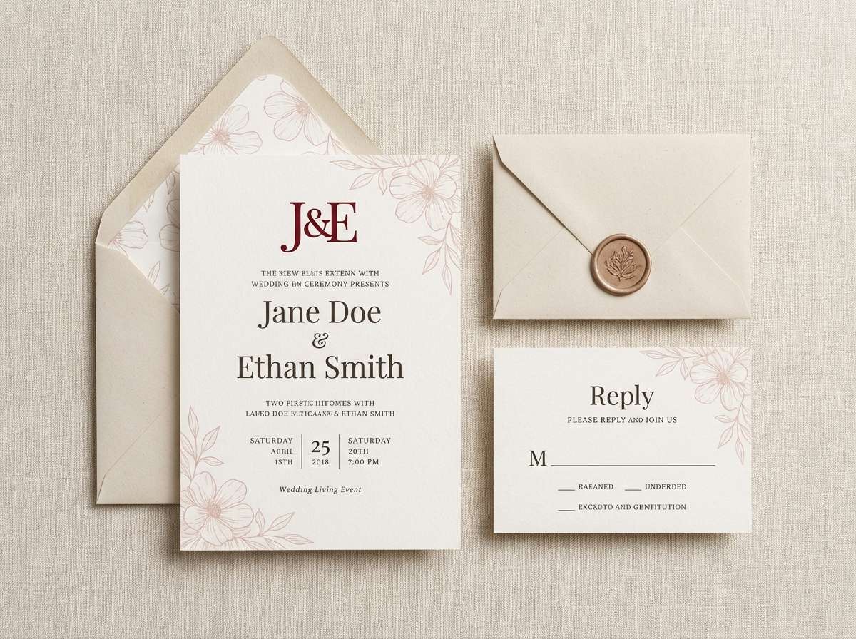 wedding invitation suite