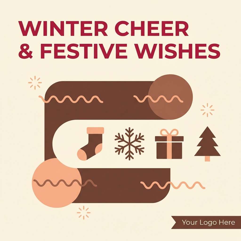 holiday social template