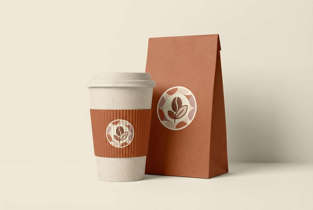 cafe cup branding