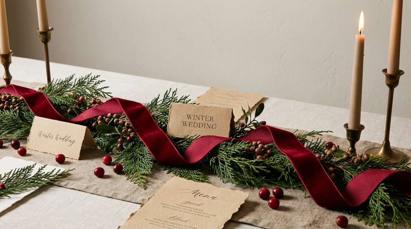 cranberry cedar wedding details