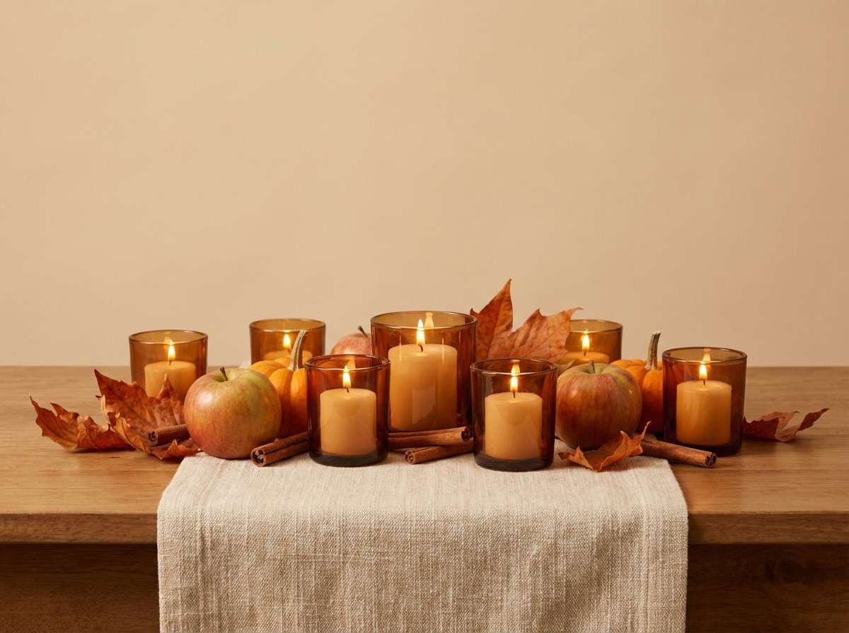 autumn wedding centerpiece