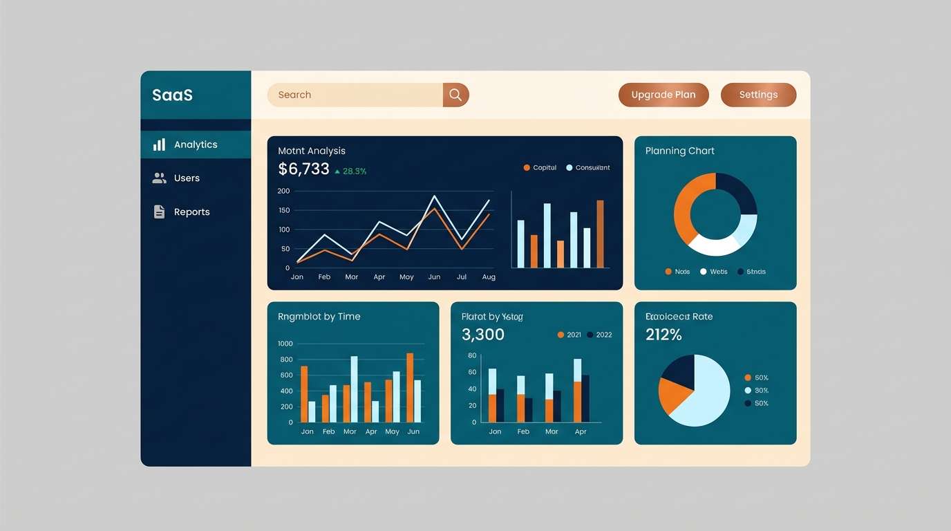 dark turquoise color scheme dashboard ui