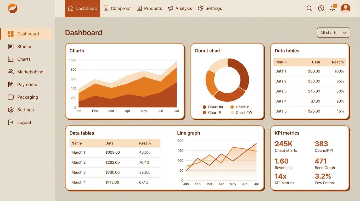saas dashboard ui