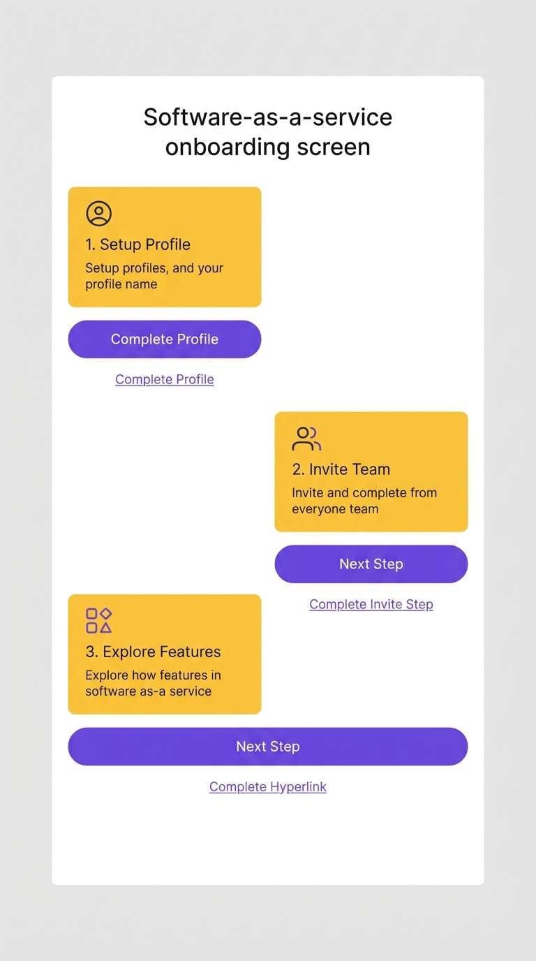 saas onboarding ui colors
