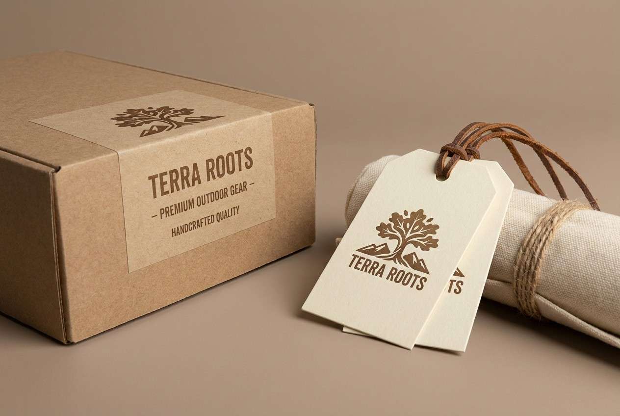 outdoor brand tag mockup