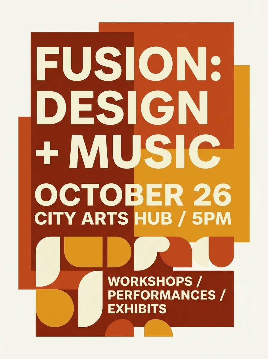 sunset festival poster