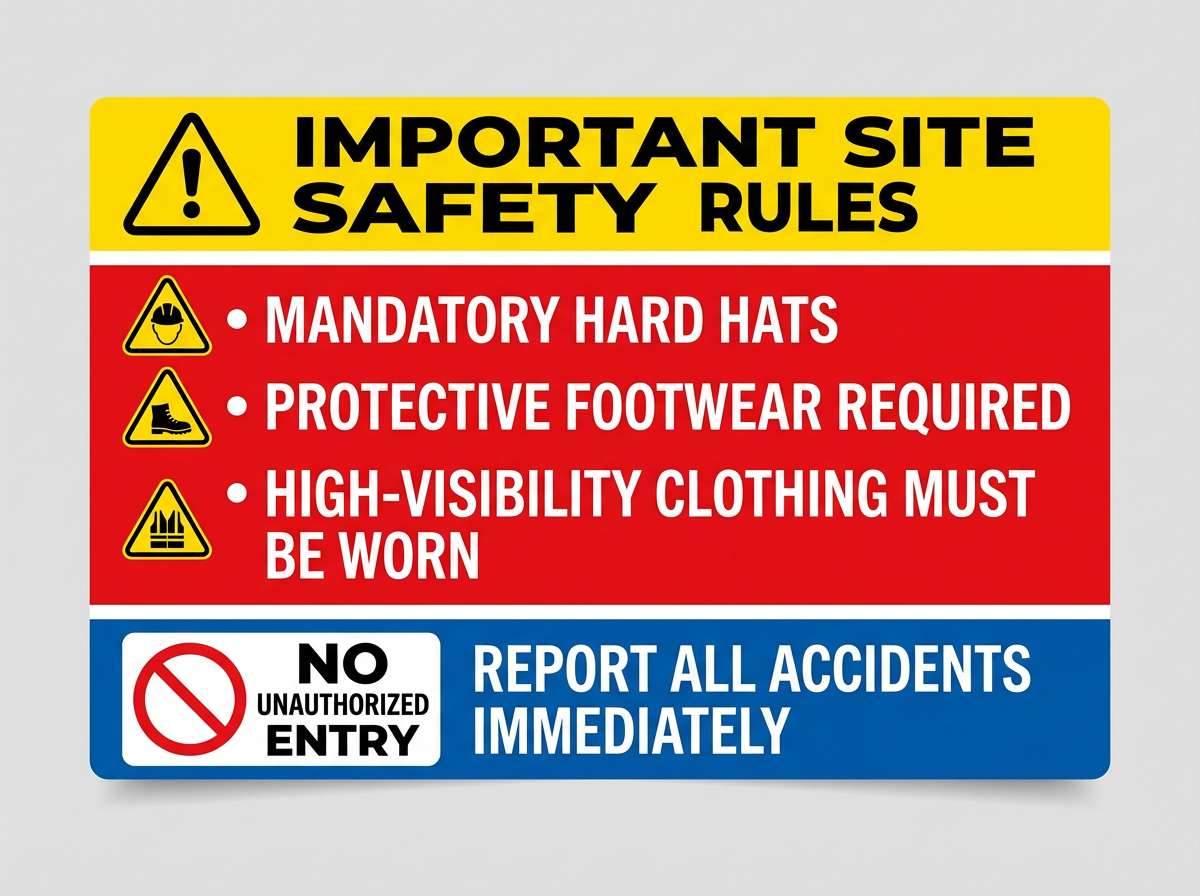 safety notice poster