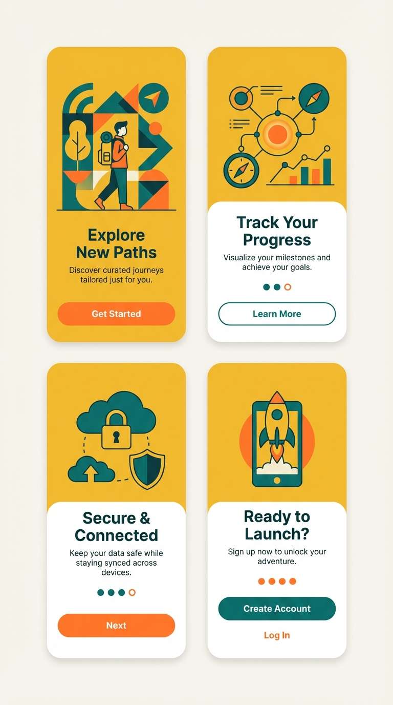 onboarding ui screens