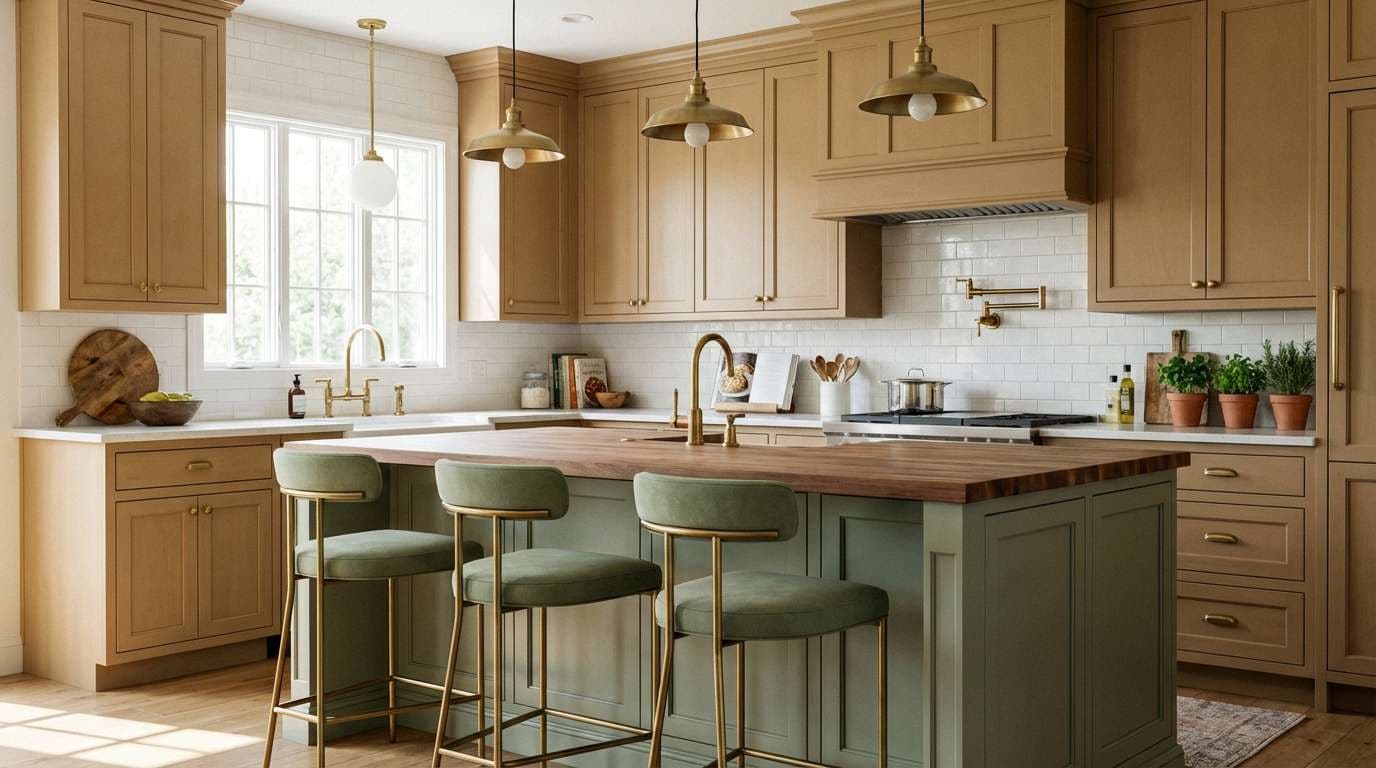 sage accent kitchen
