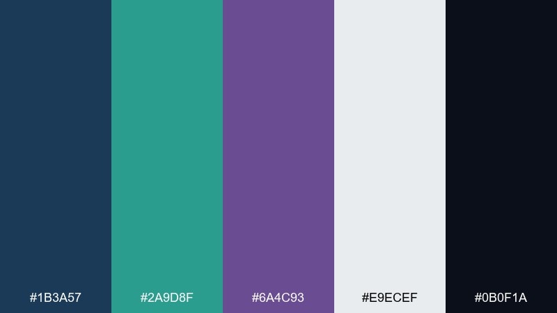 sage eclipse color palette with hex codes