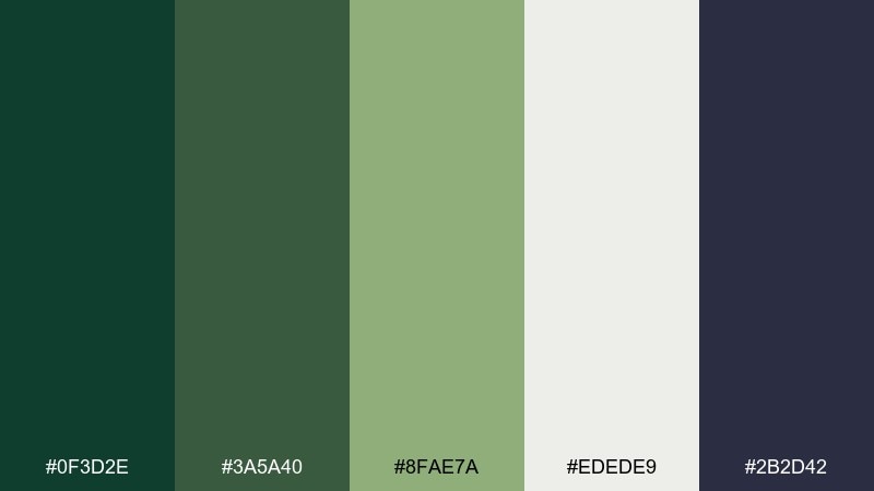 sage workspace color palette with hex codes