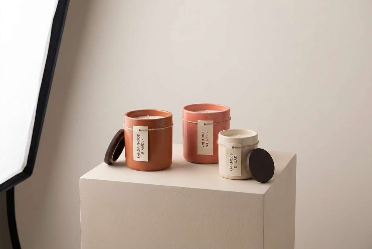 ceramic candle packaging