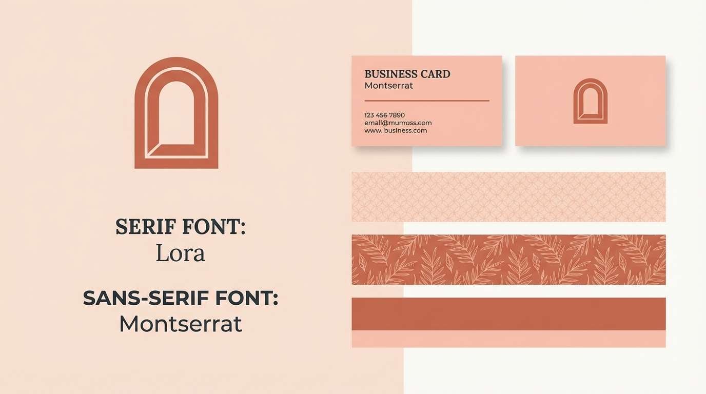 brand identity board