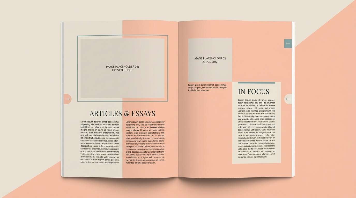 editorial spread layout