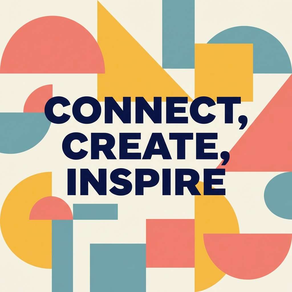 retro style social cover