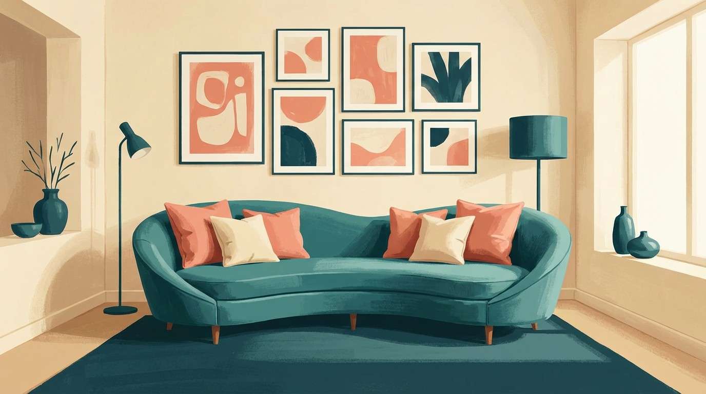 modern living room accents