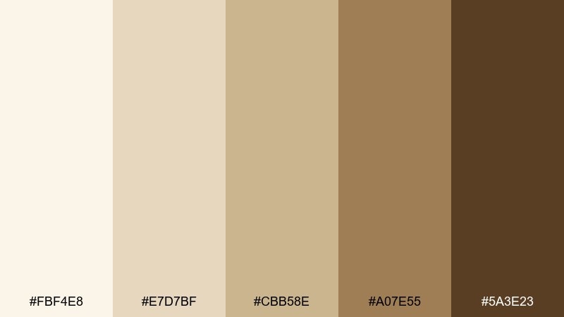 sandstone dune monochrome color palette with hex codes