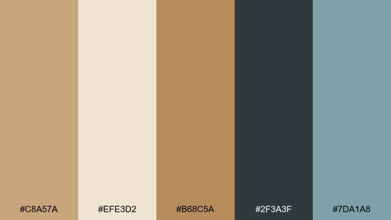 sandstone studio color palette with hex codes