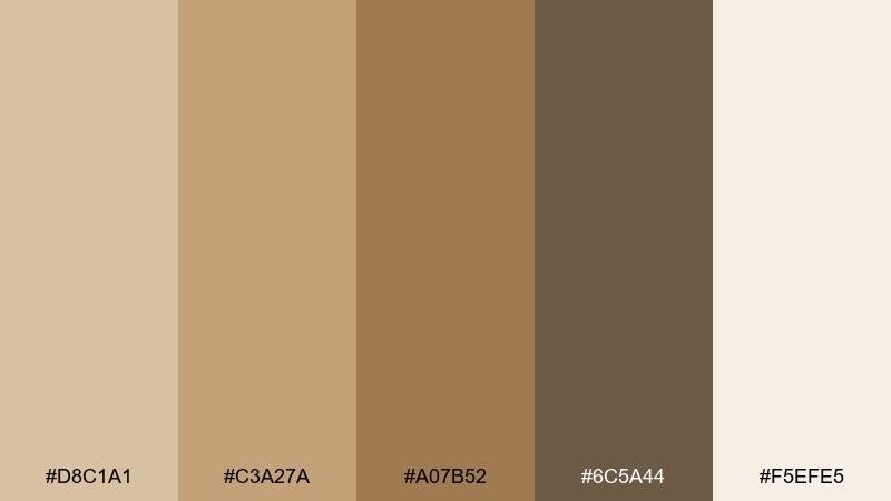 sandstone trail earth color palette with hex codes