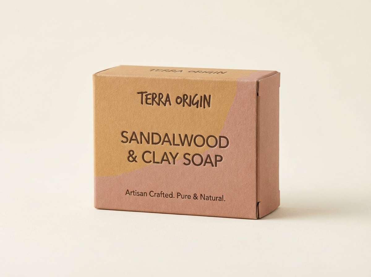 artisan soap box packaging