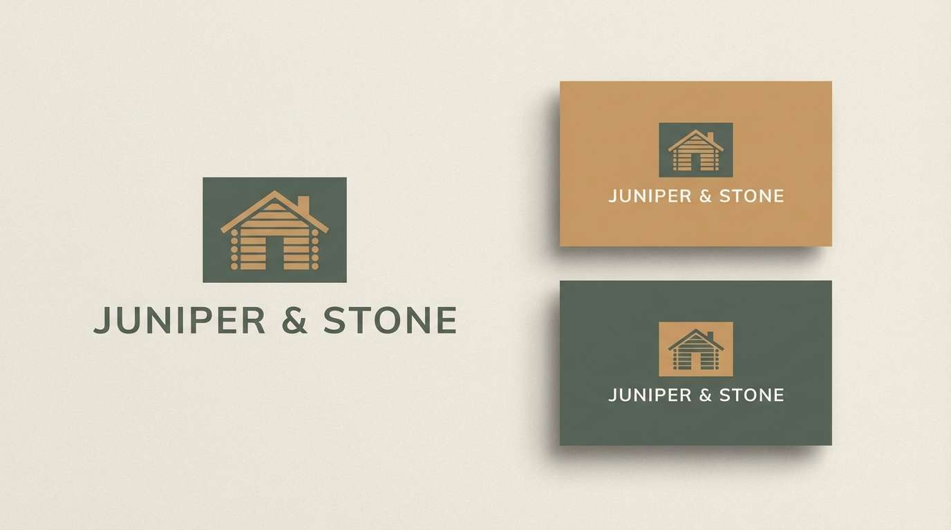 cabin branding mockup