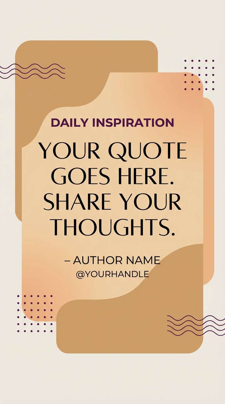 sunrise quote template