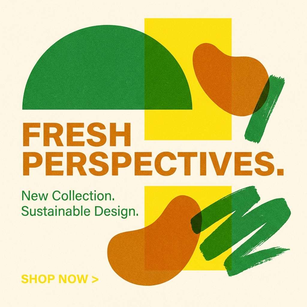 seasonal promo in green and yellow