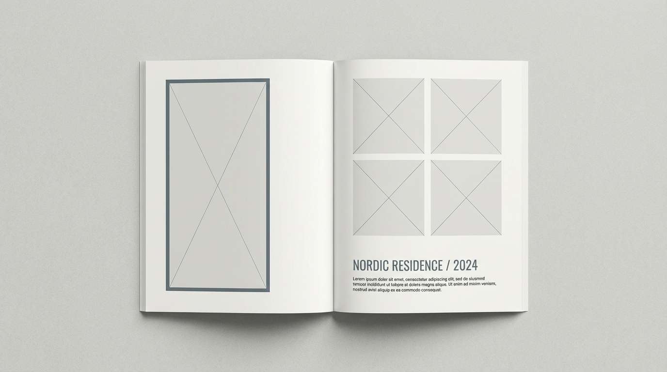 minimal architecture portfolio spread