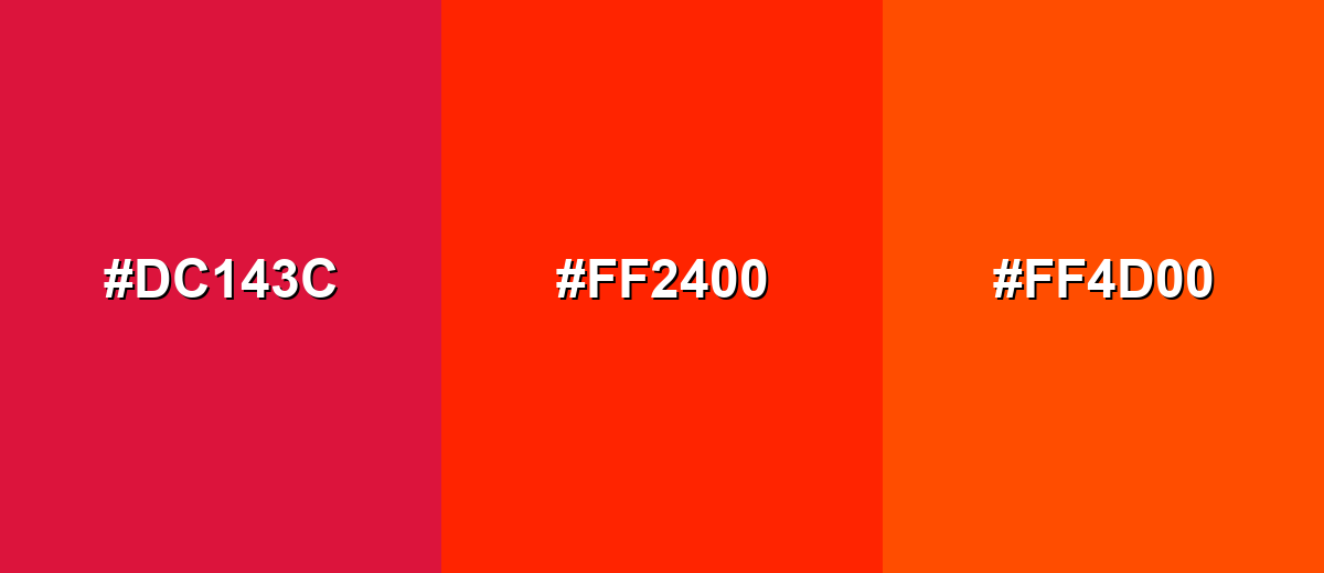 analogous color for scarlet