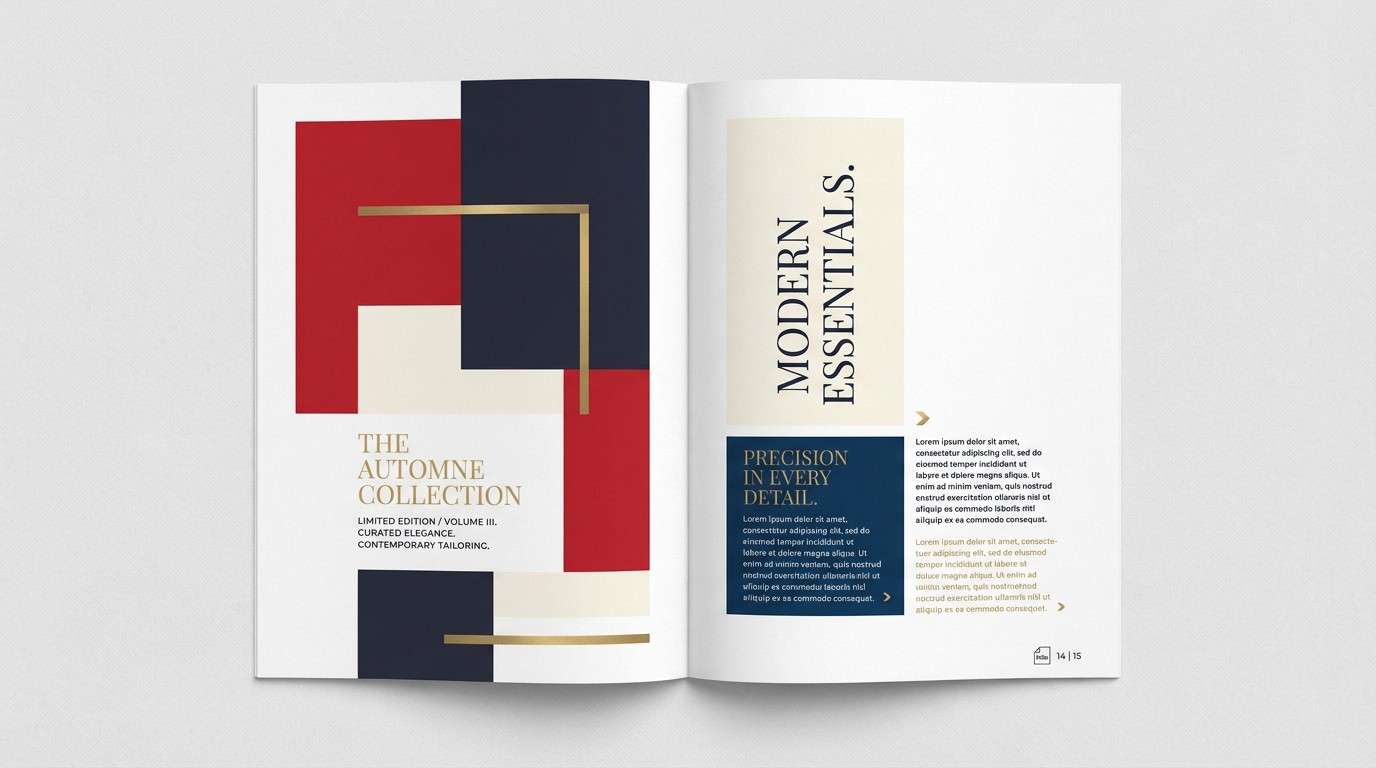 premium lookbook layout