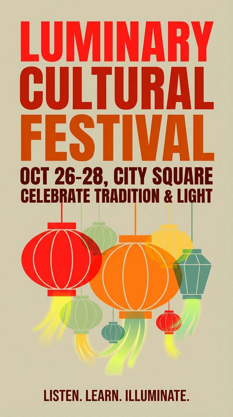 lantern festival poster