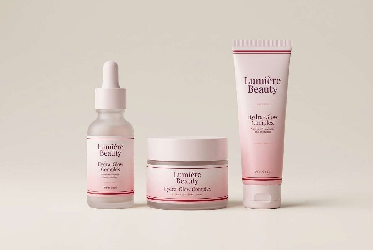 cosmetic packaging shot