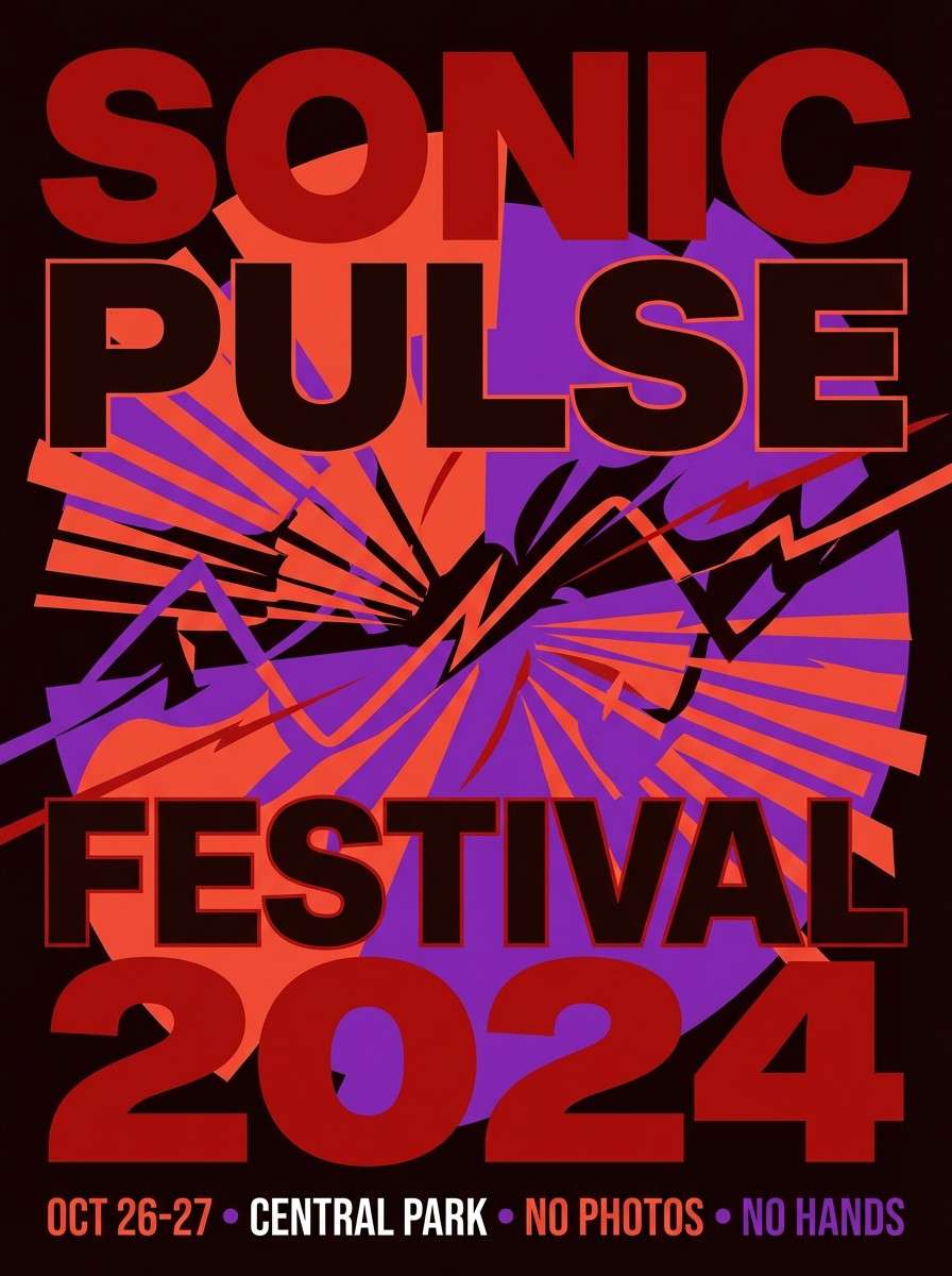 night festival flyer