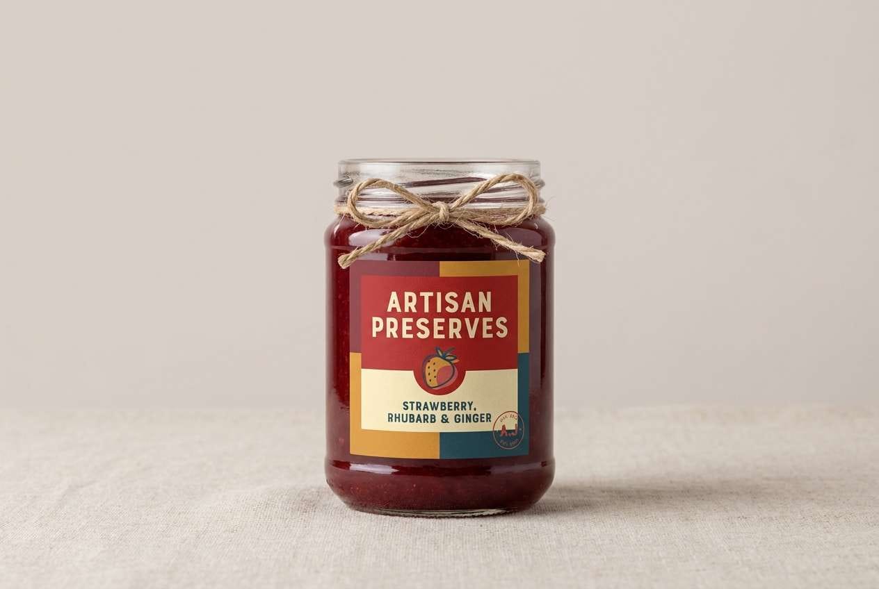 artisan jam label