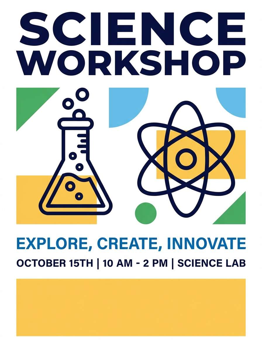 science workshop poster