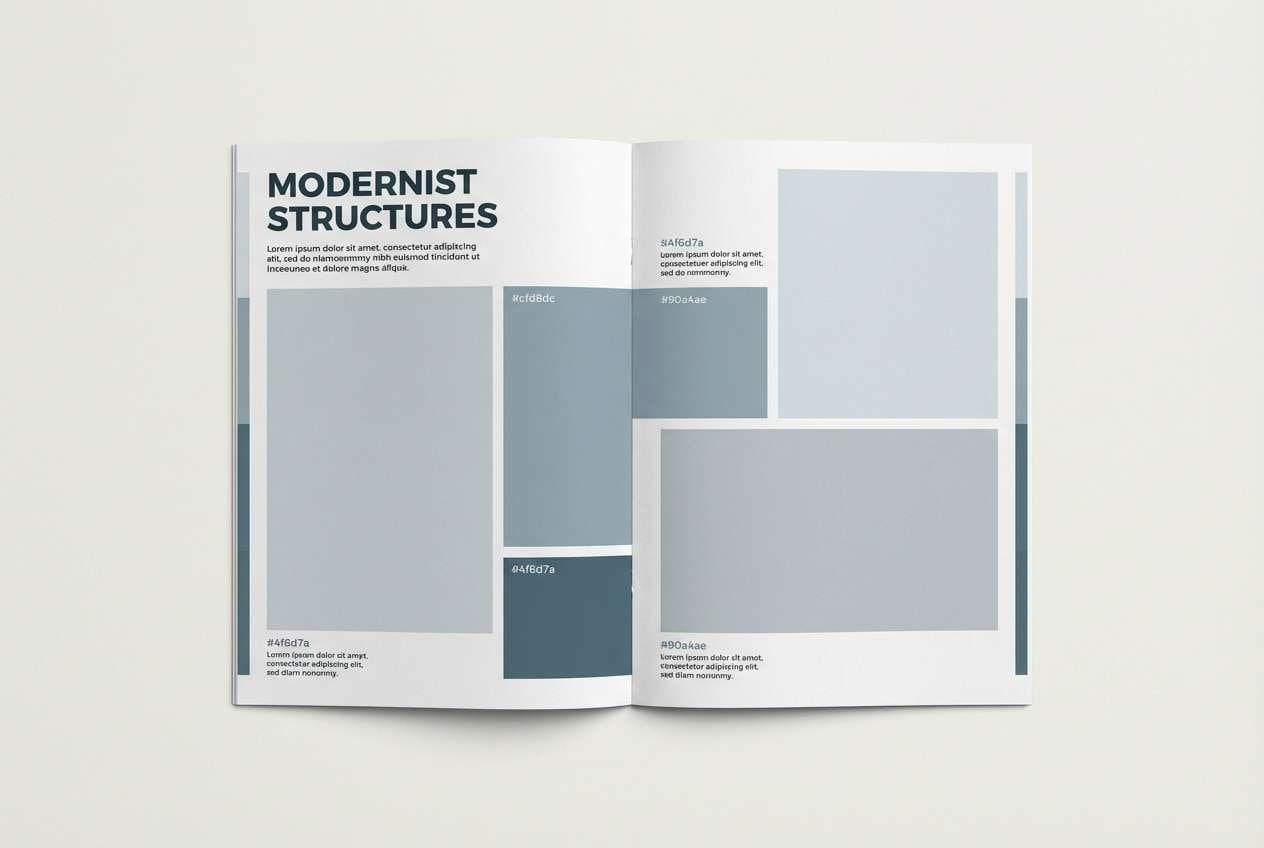 minimal editorial layout