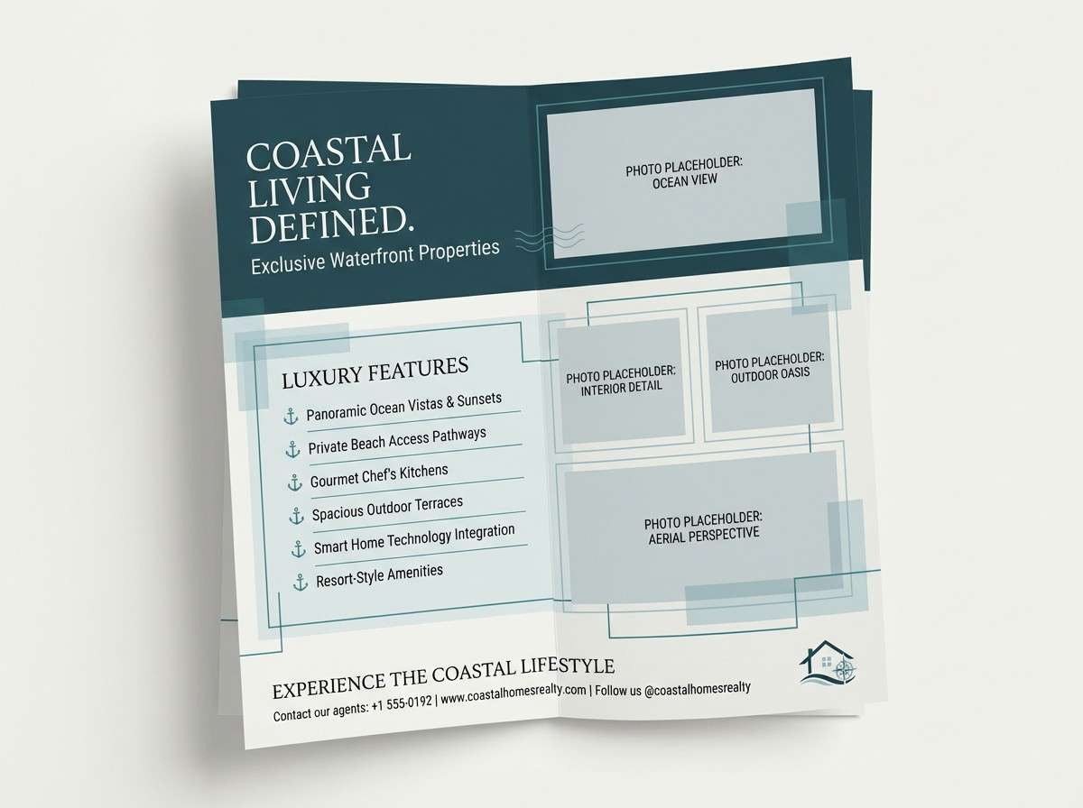 coastal real estate brochure