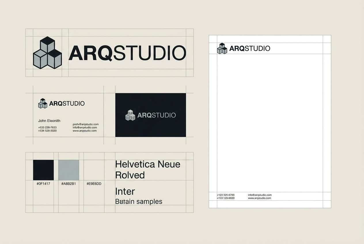 architecture brand board