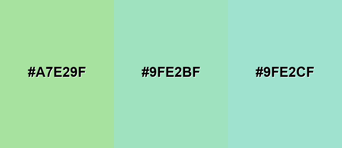 analogous color for seafoam-green