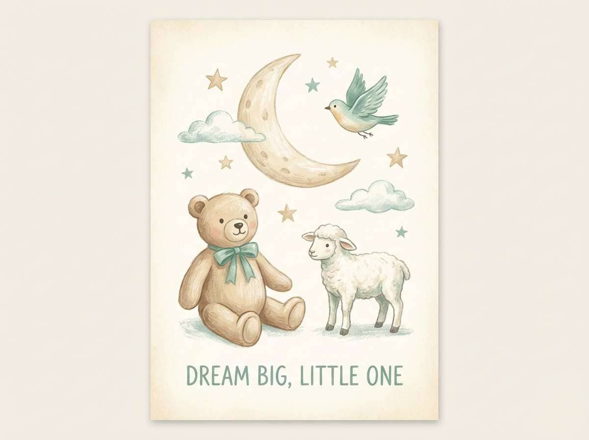 sea glass nursery art