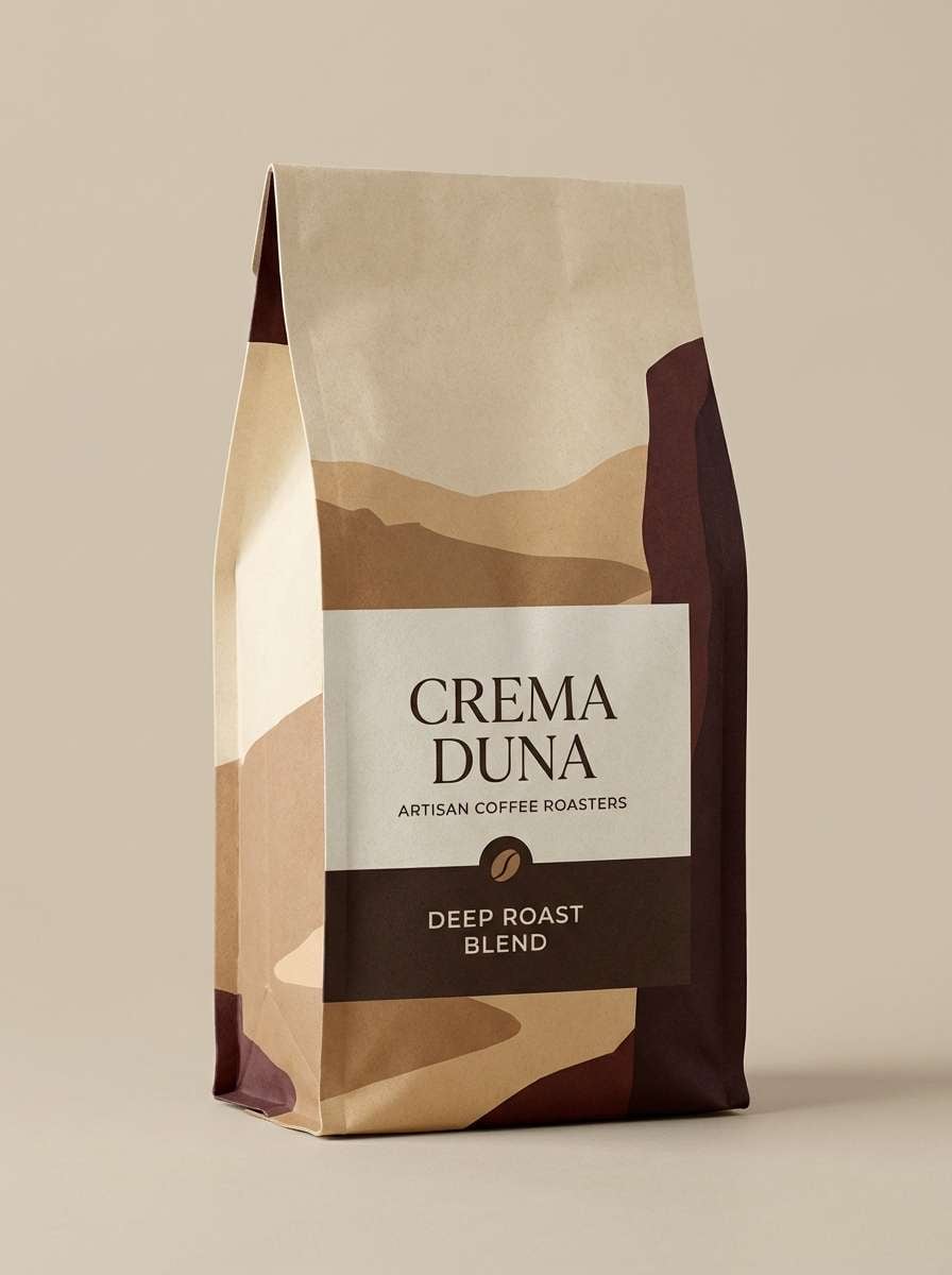 dune roast coffee bag
