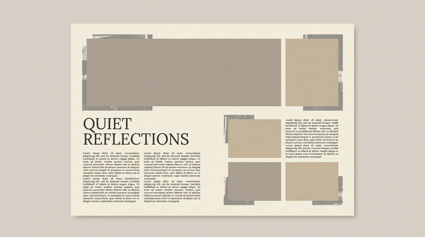 driftwood editorial layout